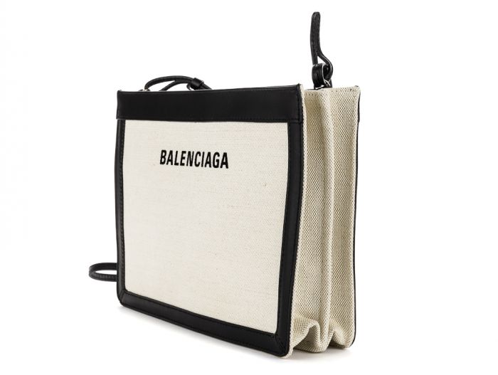 Balenciaga Navy Pochette Shoulder Bag - Image 2