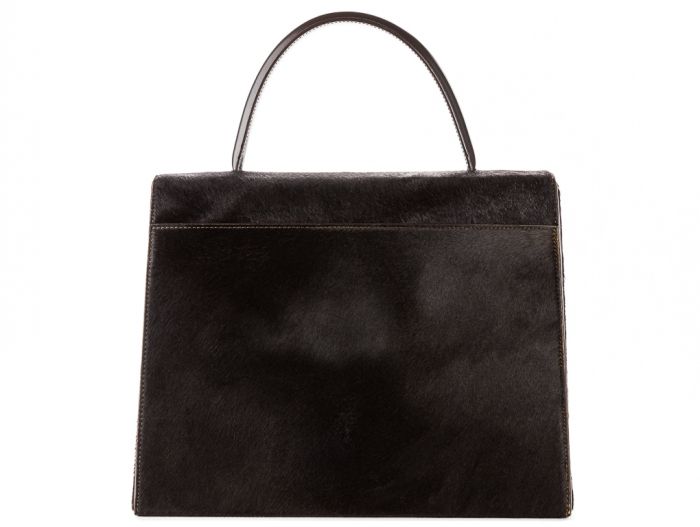 Cartier Pony Hair Small Top Handle Satchel Evening Bag - Image 3