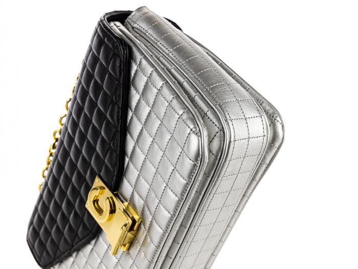 Céline C Two Tone Handbag - Image 3