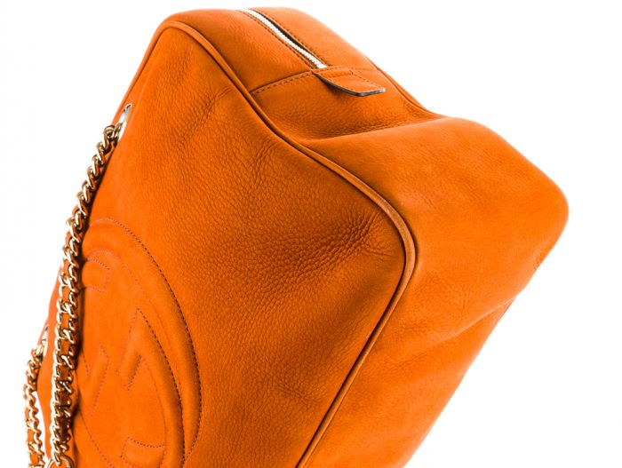 Gucci Soho Chain Suede Shoulder Bag - Image 2