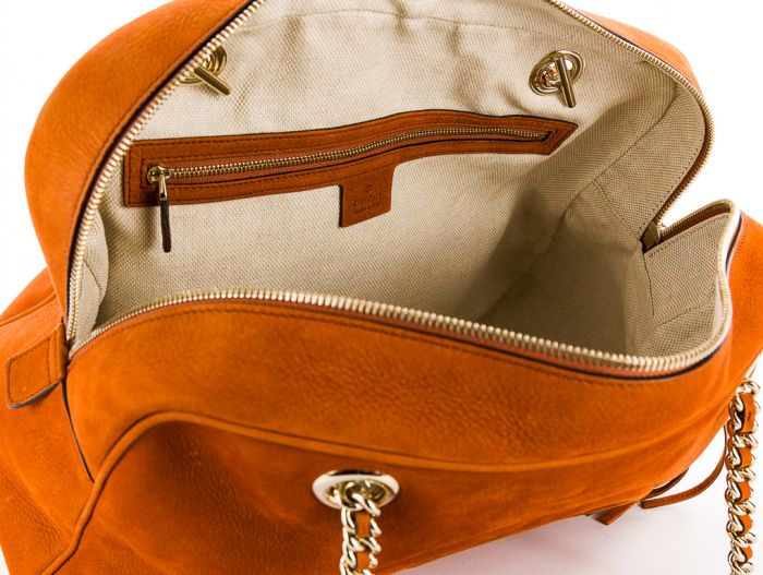 Gucci Soho Chain Suede Shoulder Bag - Image 5