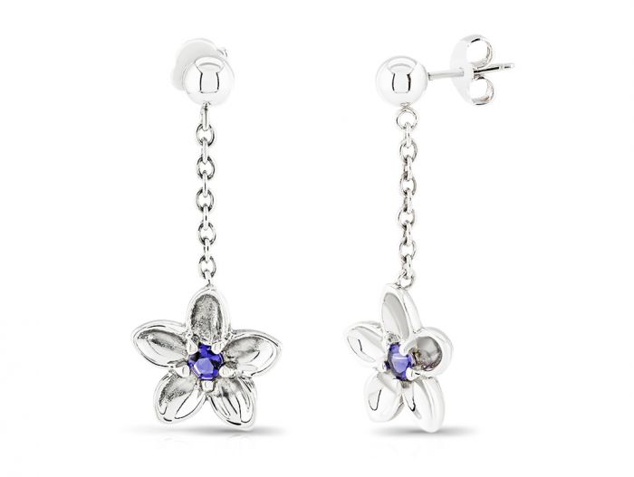 Tiffany & Co Flower Drop Earrings - Image 2