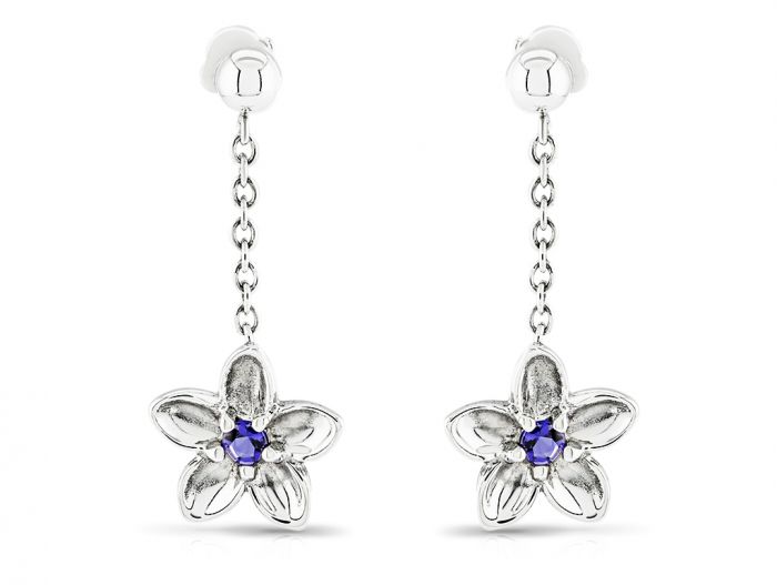 Tiffany & Co Flower Drop Earrings