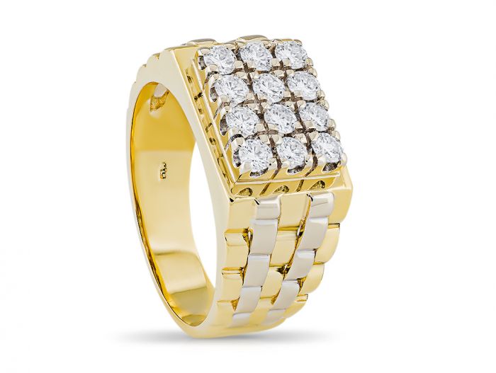 Diamond Gents Ring - Image 2