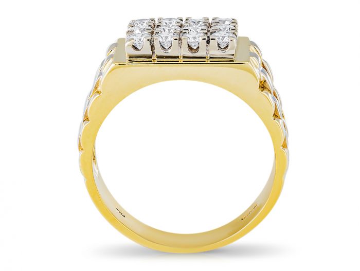 Diamond Gents Ring - Image 3