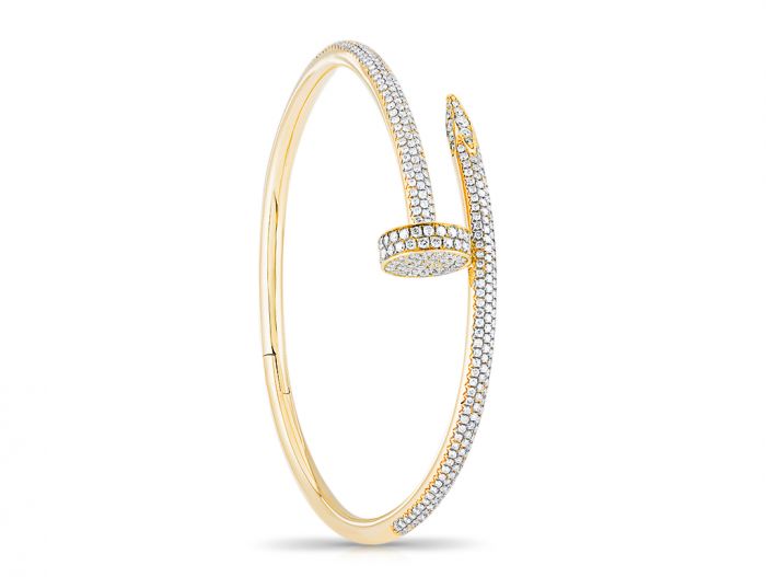 Diamond Bangle Juste Un Clou Style - Image 2