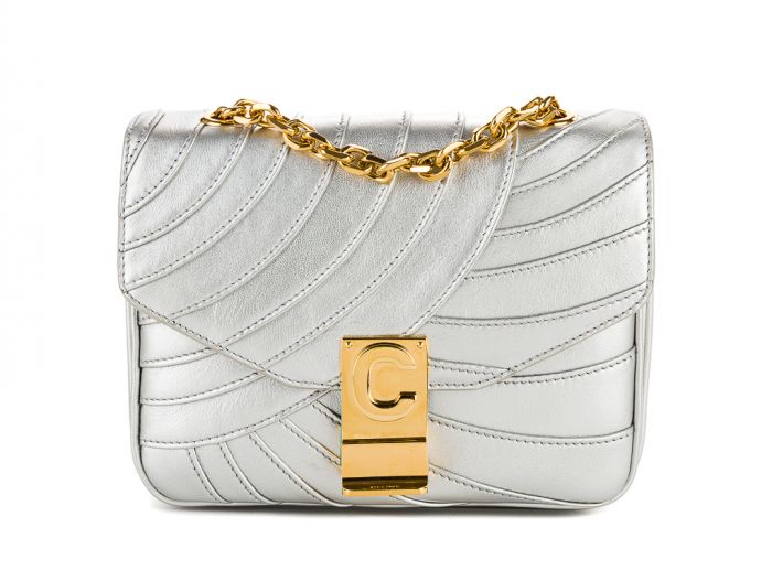 Céline C Silver Handbag