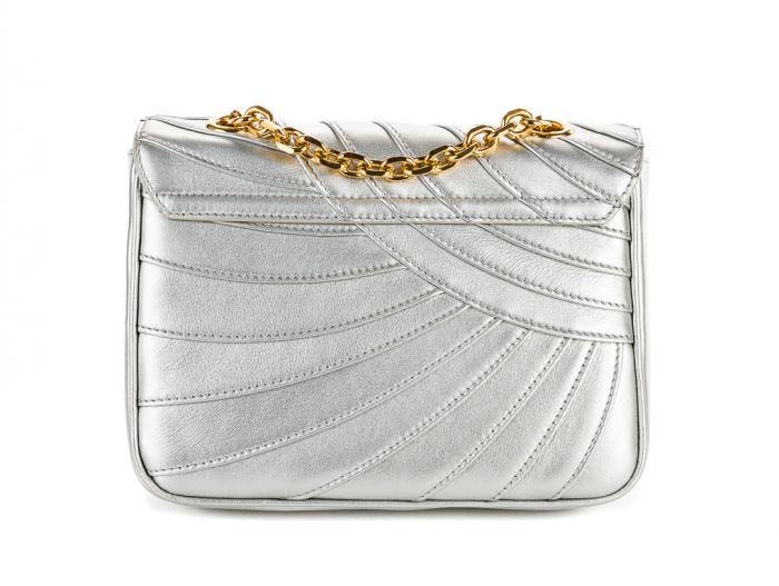 Céline C Silver Handbag - Image 5