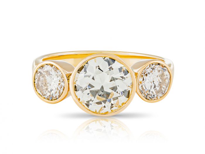 Three Stone Diamond Ring
