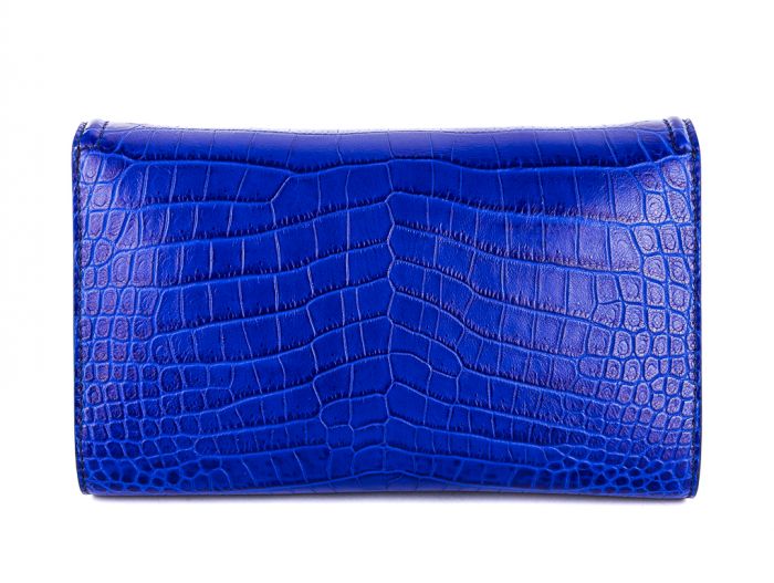 Alexander McQueen The Story Croc Embossed Clutch - Image 5