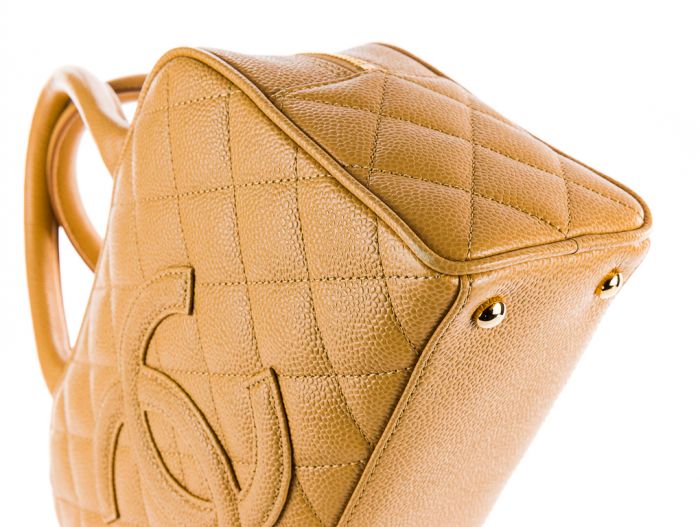 Chanel CC Bowler Handbag - Image 3