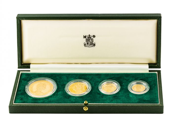 1980 Royal Mint Sovereign Gold Proof Four Coin Set  - Image 4