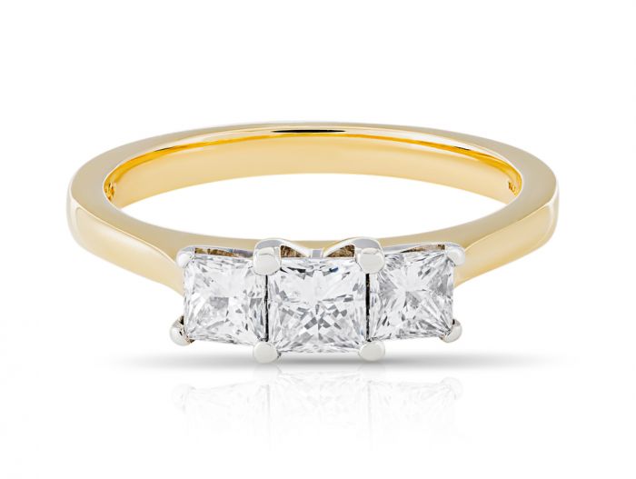 Three Stone Diamond Ring