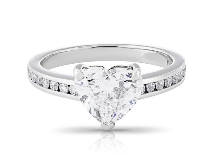 Heart Shapped Diamond Ring