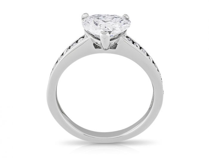 Heart Shapped Diamond Ring - Image 3