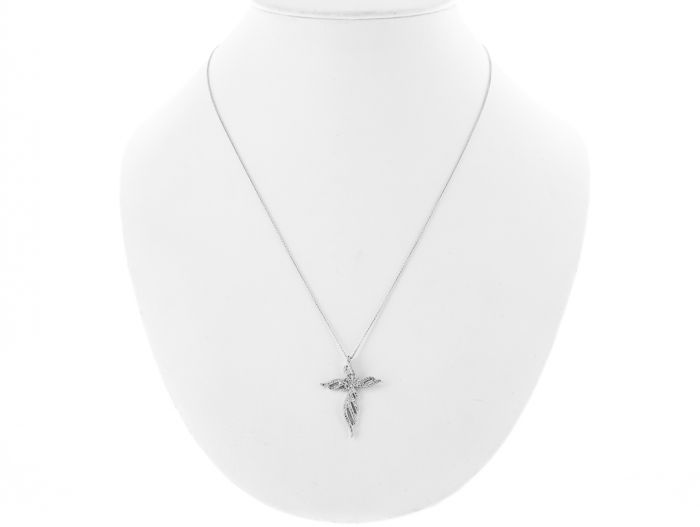 Diamond Cross on Chain - Image 3