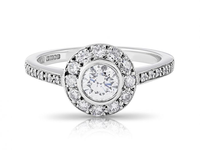 Diamond Cluster Ring