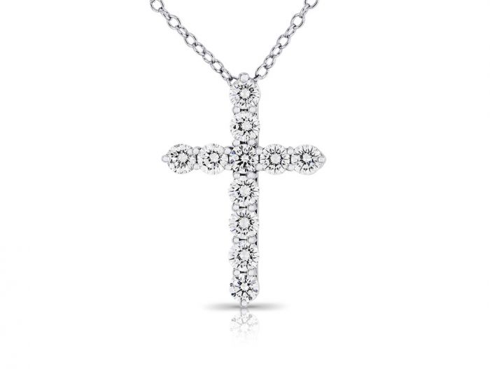 Tiffany & Co Cross Diamond Pendant