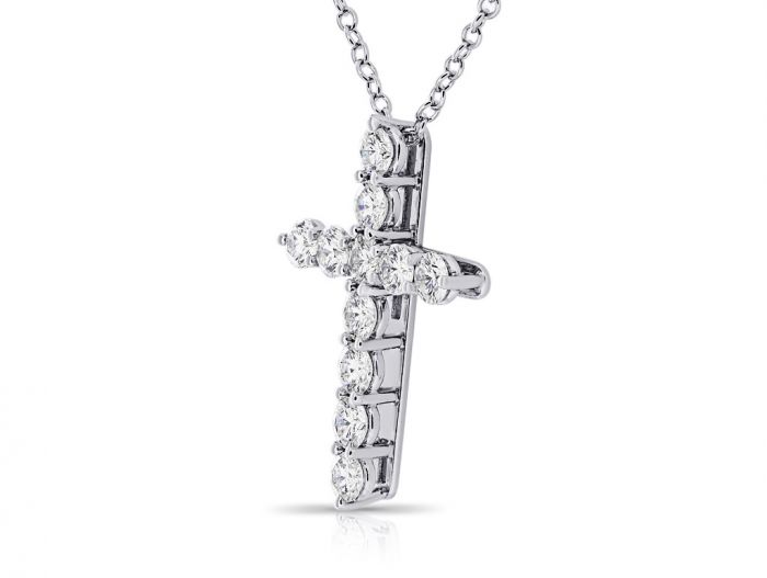 Tiffany & Co Cross Diamond Pendant - Image 2