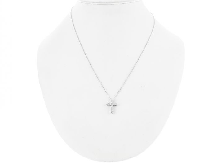 Tiffany & Co Cross Diamond Pendant - Image 4