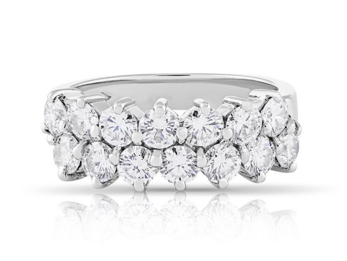 Two Row Diamond Ring