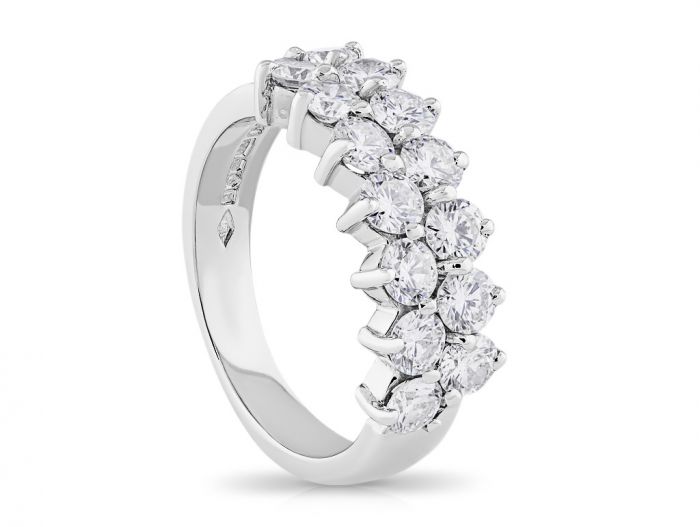 Two Row Diamond Ring - Image 2