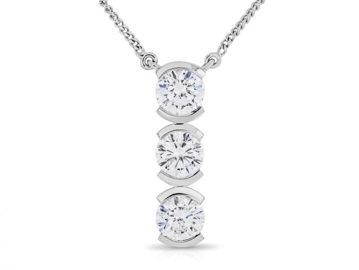 Theo Fennell Diamond Trio Reveal Pendant on Chain