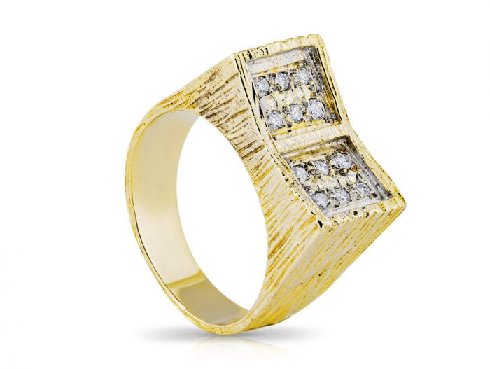 Diamond Gents Ring - Image 2