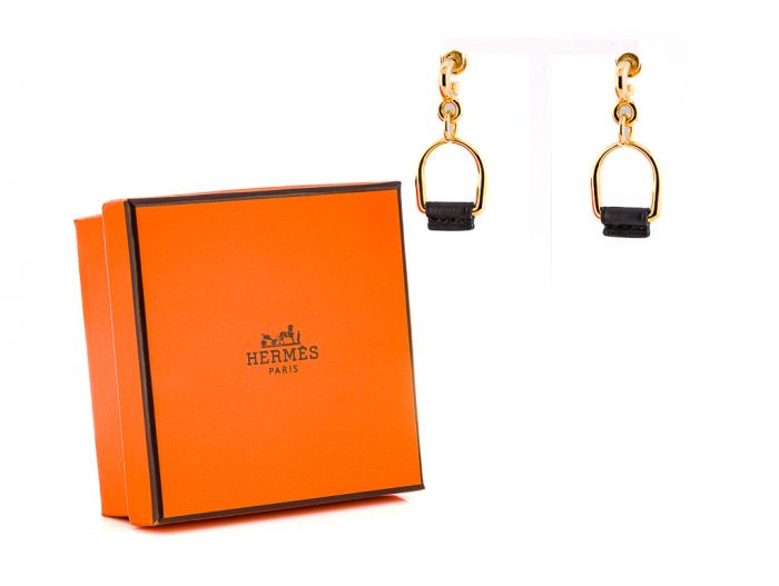 Hermes Heritage Equestre Etrier Earrings - Image 3