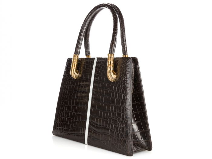 Calie Parese Alligator Tote - Image 2