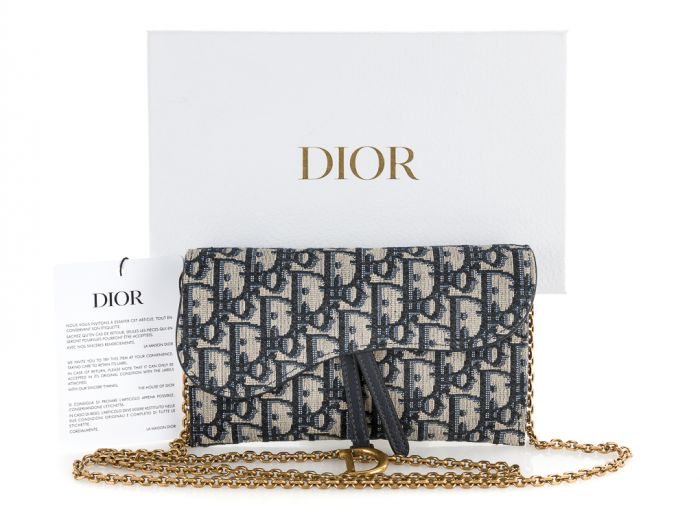 Christian Dior Saddle Wallet on Chain - Image 9