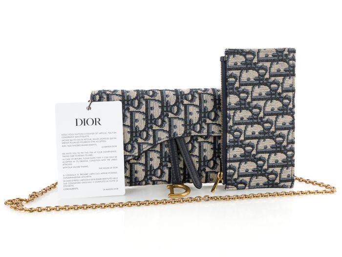 Christian Dior Saddle Wallet on Chain - Image 8