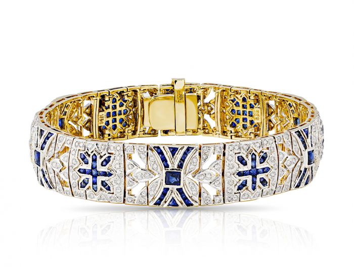 Sapphire & Diamond Bracelet