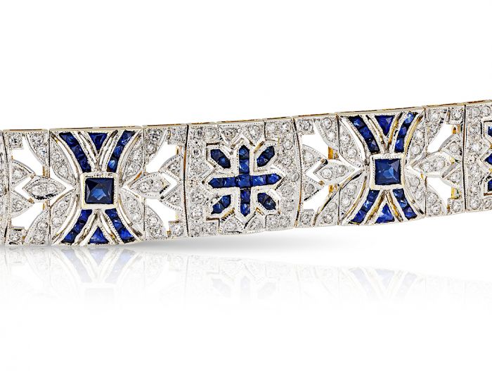 Sapphire & Diamond Bracelet - Image 2