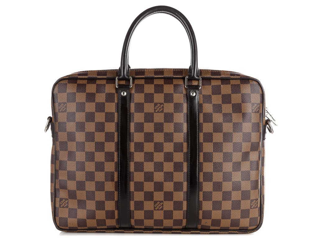 LOUIS VUITTON Porte Documents Voyage PM Monogram Canvas Briefcase Bag