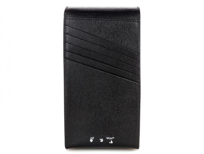 Off-White Diag-Strip Print Phone Holder - Image 3