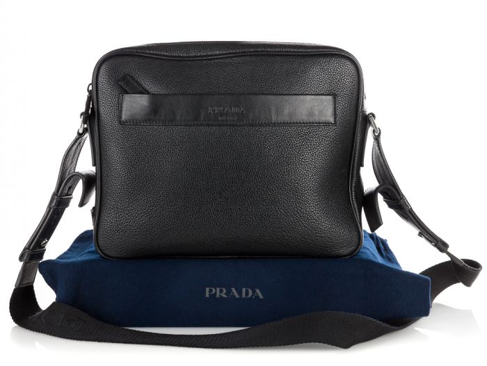 Prada Saffiano Messenger Bag - Image 6