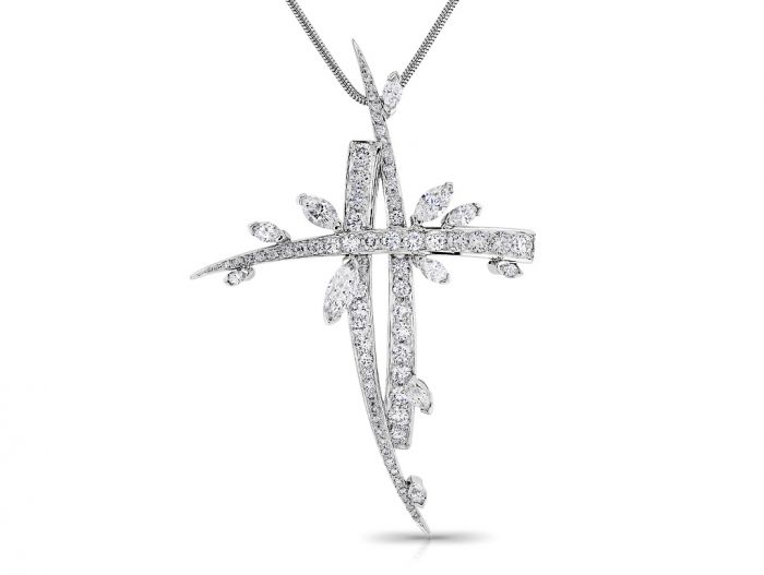 Boodles Firefly Cross Pendant