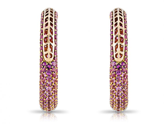 Sapphire & Diamond Earrings