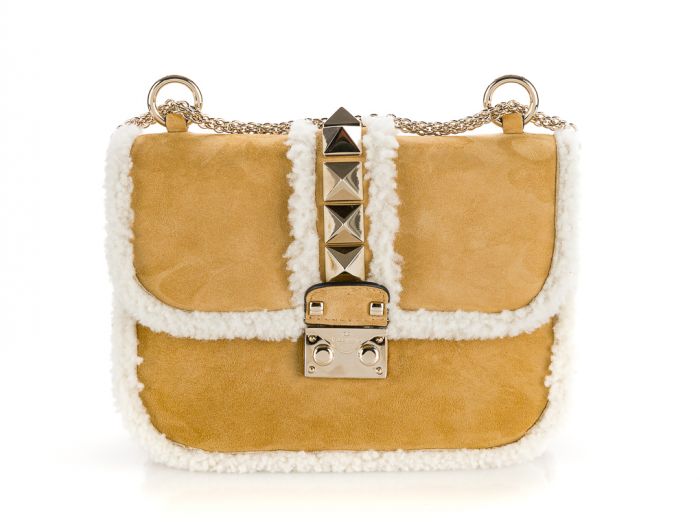 Valentino Glam Lock Rockstud Handbag