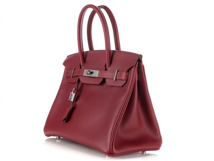 Hermes Birkin 30 Rouge Vif Bag