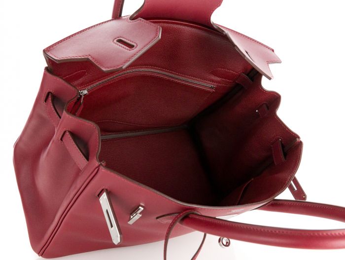 Hermes Birkin 30 Rouge Vif Bag