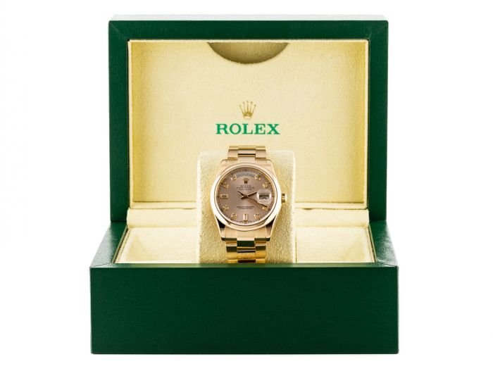 Rolex Day-Date 36mm Rose Gold Watch