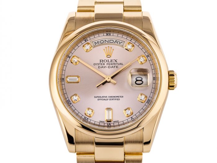 Rolex Day-Date 36mm Rose Gold Watch