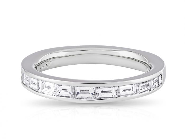 Half Eternity Baguette Diamond Ring