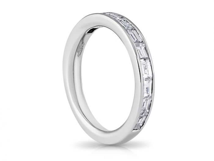 Half Eternity Baguette Diamond Ring