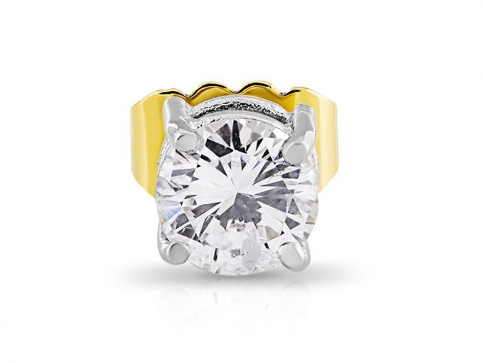 Single Diamond Stud Earring