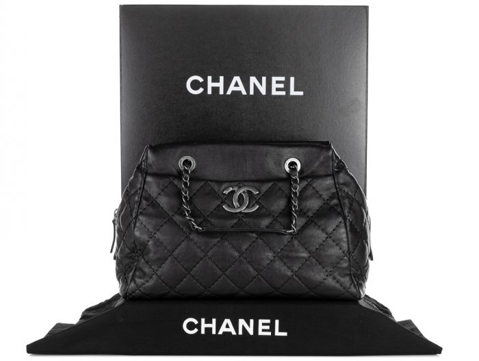 Chanel Quilted Rue Cambon Handbag