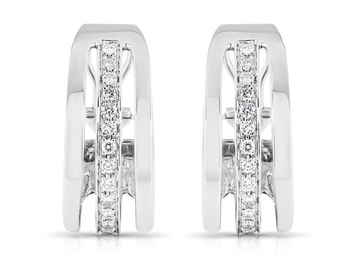 Diamond Hoop Earrings