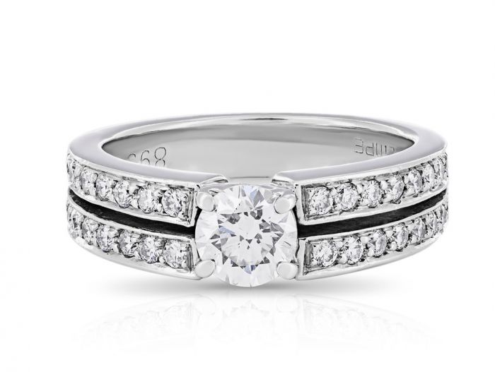 Wempe Two Row Diamond Ring